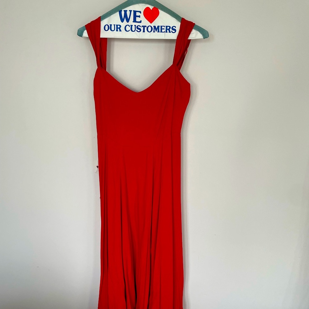 Red Reformation Maxi Dress size 0